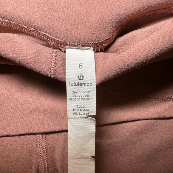 Lululemon | Size 6 | Purple High-Waisted Biker Shorts | 4 Inch Inseam - Picture 4 of 4